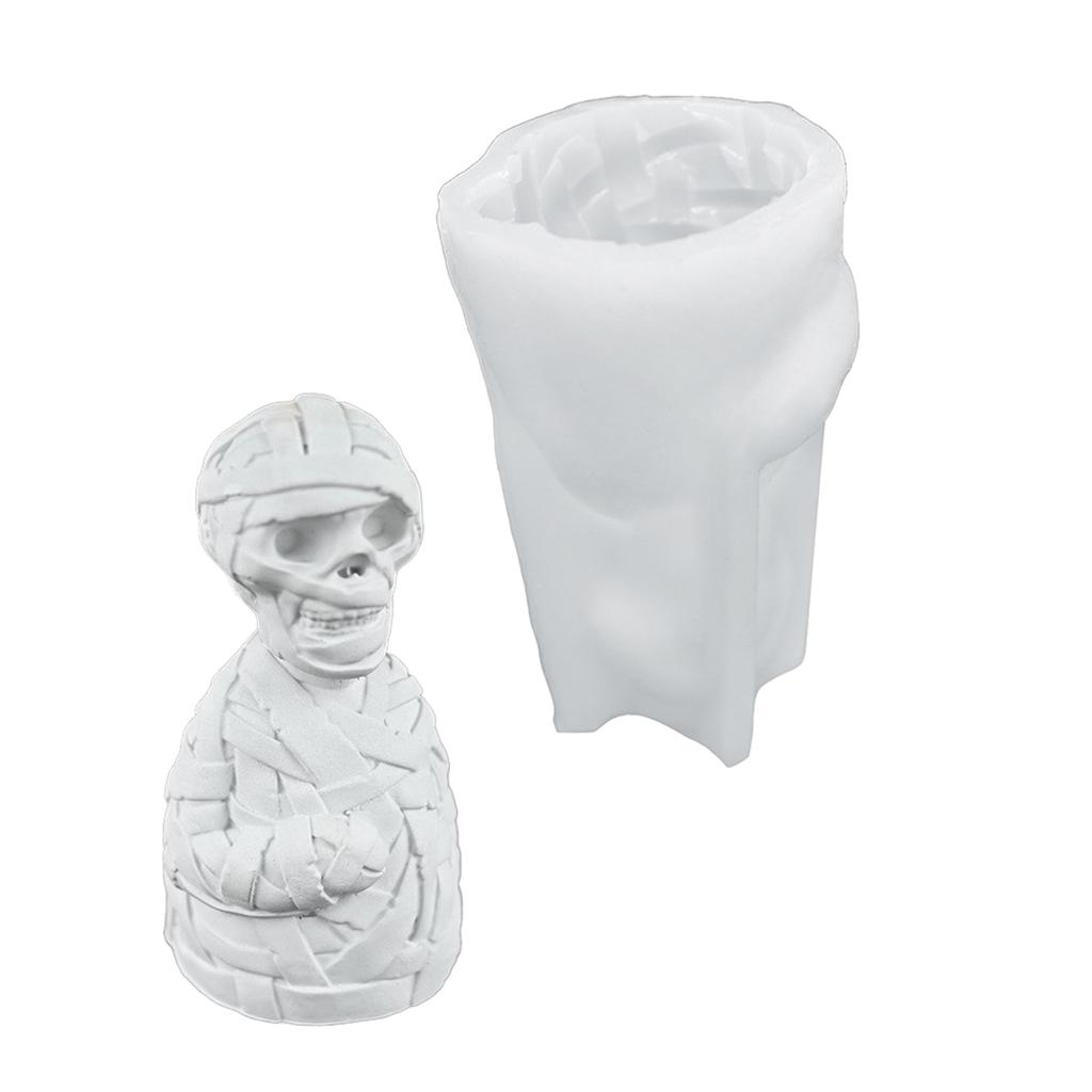 Halloween Theme Candle Mold Silicone Mould for Unique Handmade Crafts Epoxy Resin Wedding Decoration Making Mold