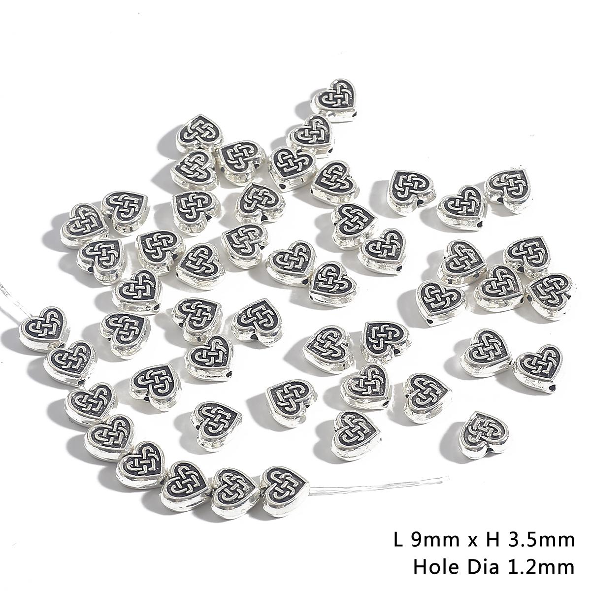 

20-50 шт. бусины-разделители в форме сердца, античный металл, золотой конус, бусины-разделители, тибетские серебряные бусины для изготовления ювелирных изделий 04 9mm 20pcs серебряный