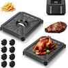 Grelha para Air Fryer para Ninja Foodi AF400UK 9.5L 6 em 1 9.5L DualZone 2 Gavetas Air Fryer, Peças de Reposição para Acessórios de Air Fryer Grelha