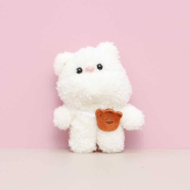 Plush Teddy Bear Keychain Pendant - Wedding Toss or Claw Machine Doll Gift