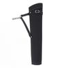 Arrow Quiver Holder Holding 20 Arrows Large Capacity Leather Archery Arrow Holder with Shoulder Strap Black