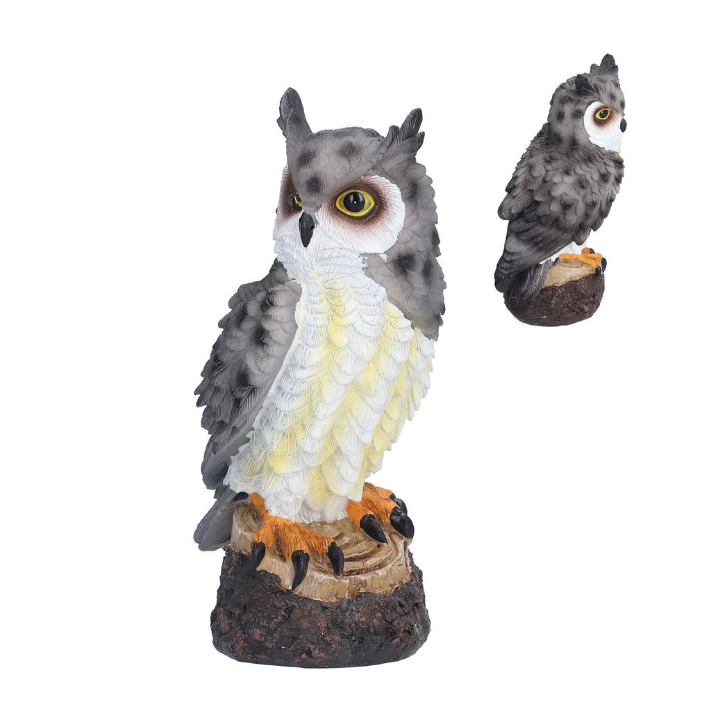 Owl Resin Ornaments Fine Workmanship Lovely Image Widely Used Home Decoration for Courtyards Porches