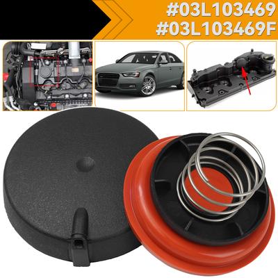 Pentru VAG 1.6TDI, 2.0TDI, 3.0TDI VW A4 A6 Q5 03L103469 03L103469R Capac cu Tije Basculante și Supapă PCV cu Kit de Reparare Membrană 03L103469F