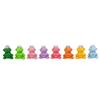 10-100pcs Cartoon Big Mouth Solid colored toad Figurine Resin Crafts DIY Big Mouth Frogs Statue Frogs Ornament Birthday Gift