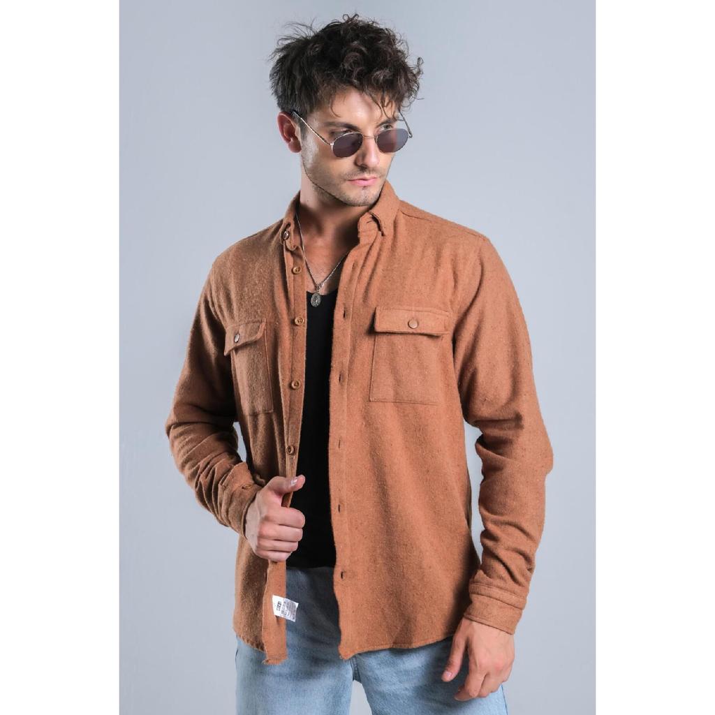 Zimowa koszula drwala zapinana na żelazne guziki, marzec 4145-40253