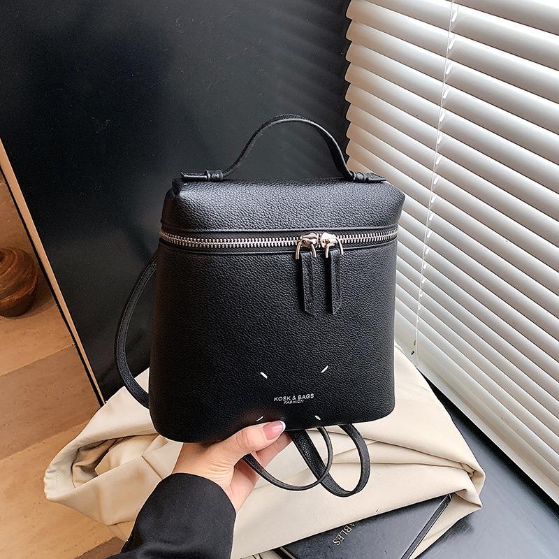 

Travel backpack women s new fashion high sense commuter handbag college student versatile small backpack чорний