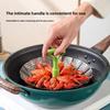 Folding Design Folding Food Steamer Stainless Steel Mesh Steamer Rack  Cooking Cookware
