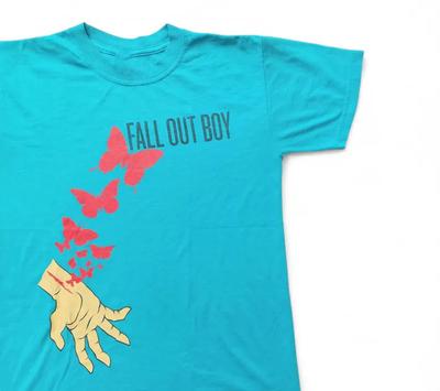T-shirt unisexe en coton vintage Années 2000 Fall Out Boy S-5XL US341 T-shirt unisexe