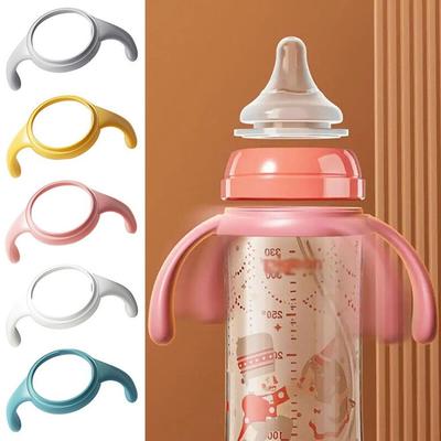 Double Ear Nursing Bottle Handle Silicone Baby Bottle Holder Baby Bottle Handle for For Pigeon 3