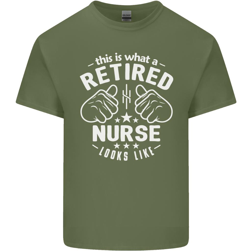 This Is What a Retired Nurse Looks Like Unisexs Light Cotton TShirt