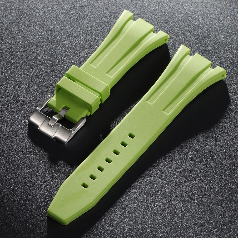 27/28/30mm Silicone Rubber Watchband for AP Royal Oak Offshore 15400 26470 15703 Watch Strap Men Soft Diving Sport Bracelet Band