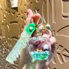 Acrylic Mahjong Sand Keychain - Elegant Car & Bag Pendant Gift