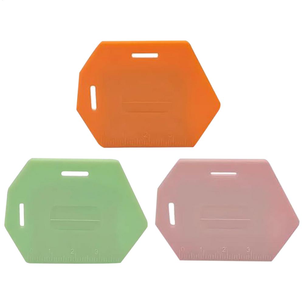 Magnetic Seam Guide 3 Pieces Polygonal Fabric Seam Guide With Scale Multi-Purpose Polygonal Quilting Tool With Scale Hemmer