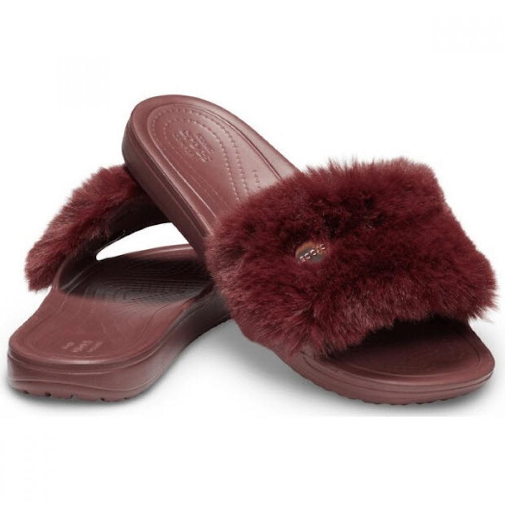 

Crocs Slipper Sandals Tqj 205968 60u Crocs Sloane Luxe Slide W Burg Burg 220