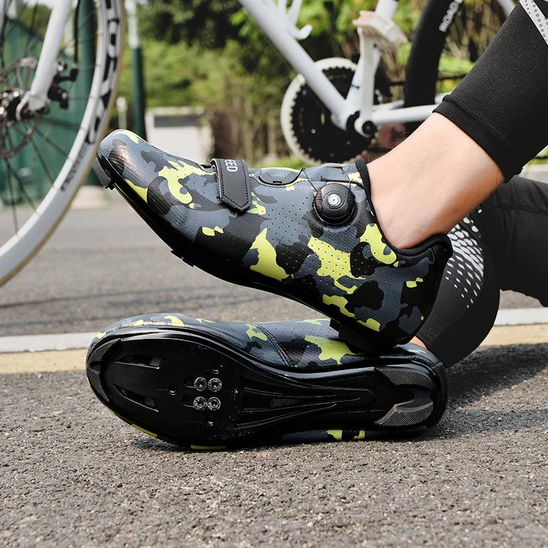 New Road Men Bicycle Sports Boots MTB Pedal Bicycle Flat Mountain Bike Clip Shoes Women SPD Speed Bicycle Competition Sneakers