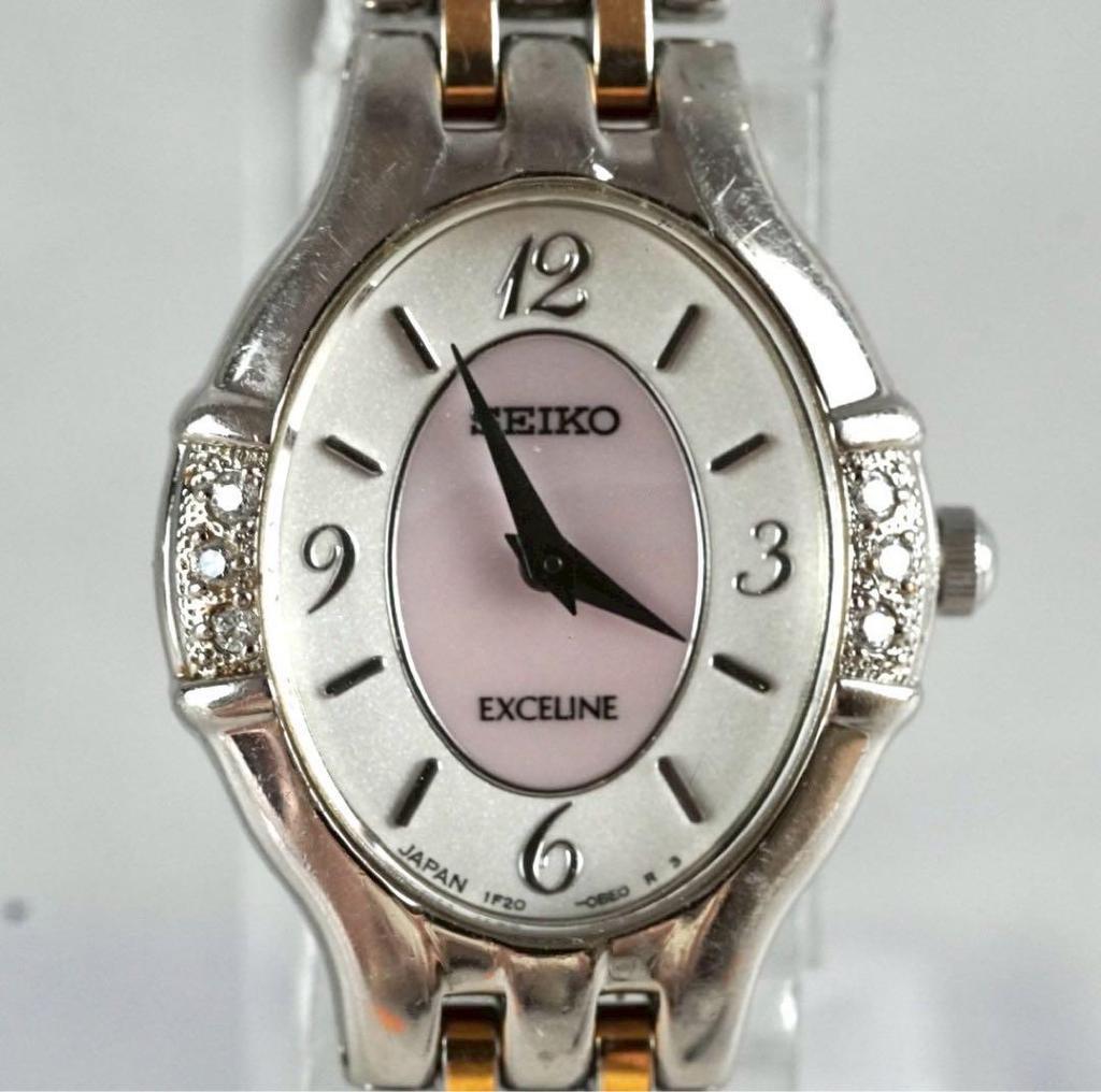 [USED] SEIKO Exceline 1F20-0AW0 Combination Quartz