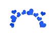 10pcs Love Hearts Mirror Wall Sticker Durable DIY Simple Wall Stickers Decal Removable Paster for Living Room Art Home Decor