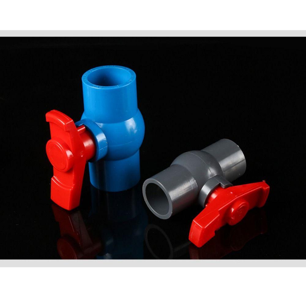 PVC Water Supply Ball Valve Thicked Corrosion Resistance Valve Switch High Temperature Resistance Cold-resistant Pipe Connectors