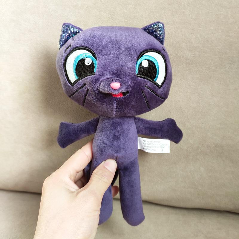 

True and the Rainbow Kingdom Пурпурний кіт М яка іграшка Різдвяний подарунок Святкова вітальна іграшка з подушкою для дітей 23cm фіолетовий