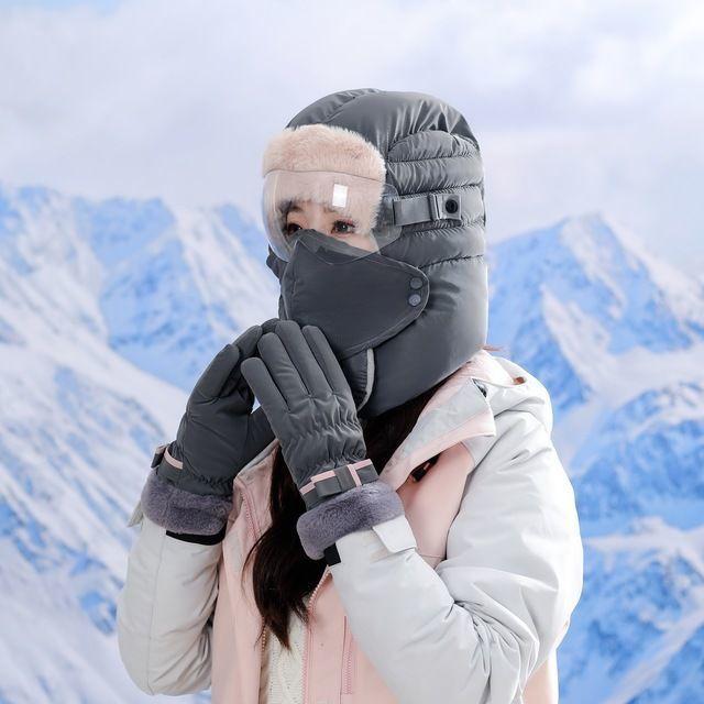 

Модная граффити детская женская теплая и ветрозащитная толстовка, защита ушей, шапка-маска, шапка для лыжных очков separate hat, velvet to keep warm.