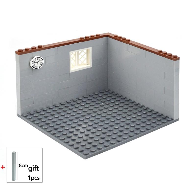 City House Building Blocks Toys MOC Furniture Model Bricks Bedroom Living Room Bathroom Pool Table Study-room For Children Gifts