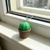3D Printed Cactus Clicker Key Chain Cartoon Finger Toys Keychain  Pass The Time