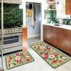 Vintage Flower Kitchen Mat Entrance Doormat Home Decor Non-Slip Hallway Balcony Rugs Bathroom Laundry Floor Mat Home Decor