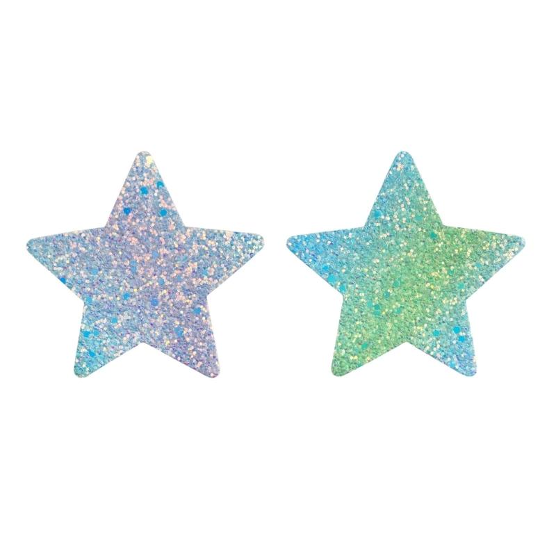 Fluorescence Breast Stickers,Pasties Nipple Stickers Disposable Sticky Breast Petal,Nipple Cover for Women Girls