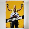 Central Intelligence Movie Poster Metal Tin Sign Custom Vintage Action Comedy Gritty Retro Wall Plaque for Home Office Man Cave