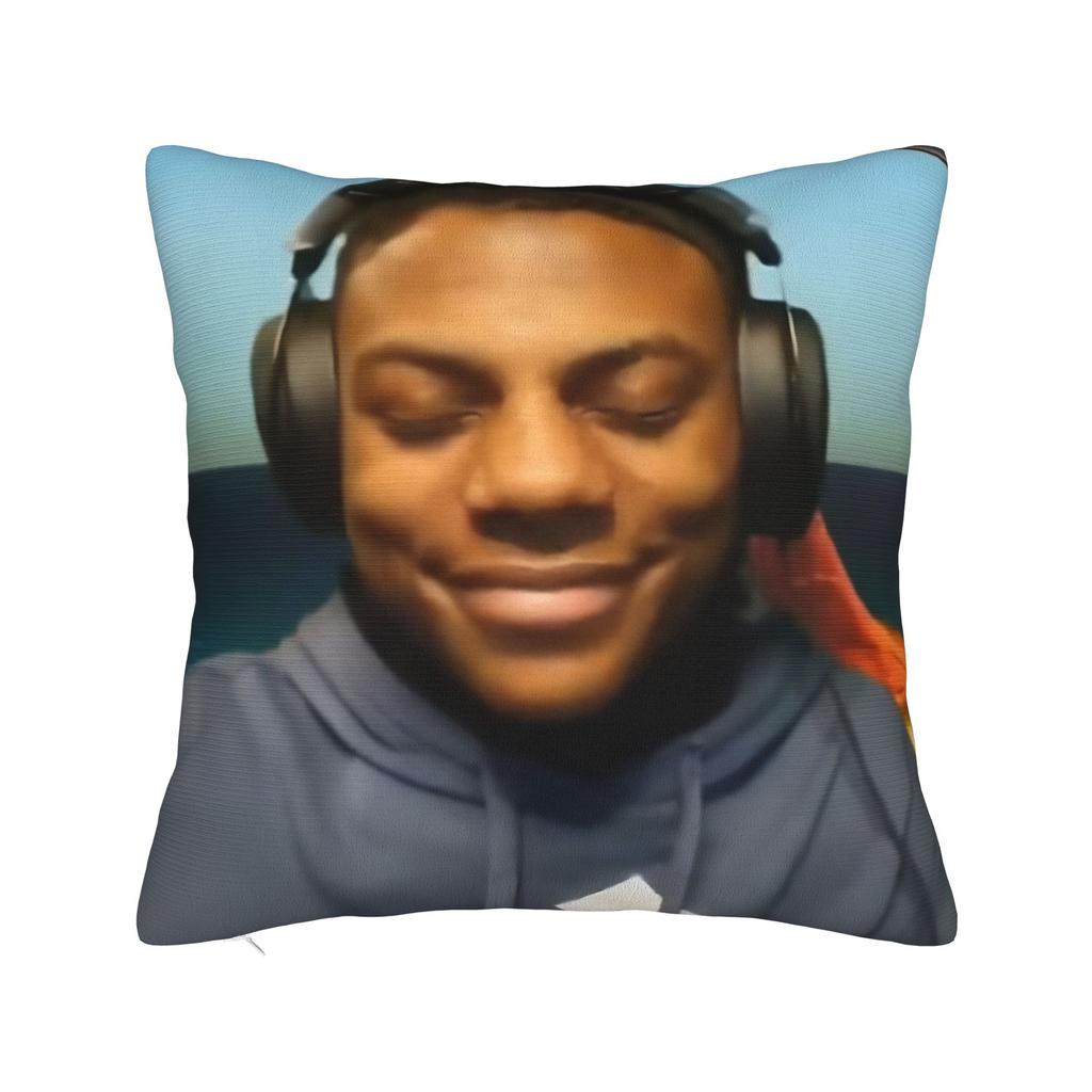 Ishowspeed Funny Meme Square Pillow Case Cushion Covers Awesome Zipper Decorative Throw Pillow Case Cover For Home 45*45Cm