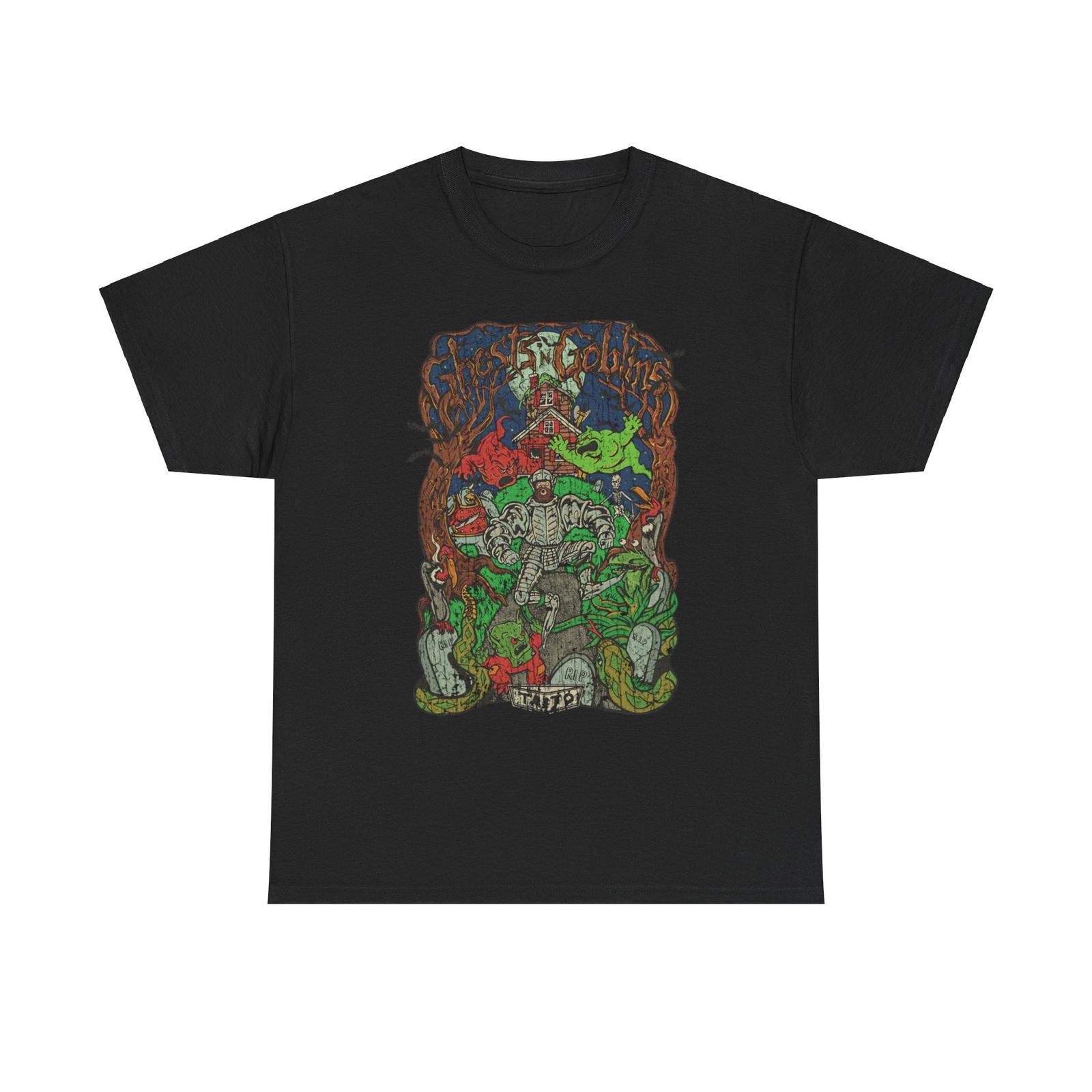 Ghosts n Goblins Arcade 1985 Video Game T-shirt S