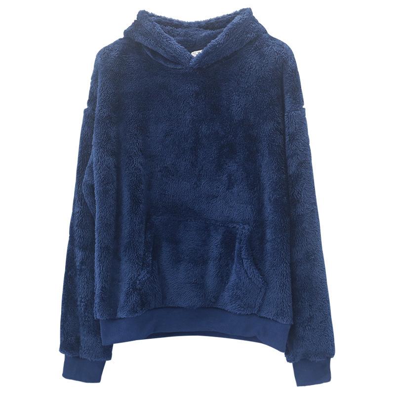 Men S Fleece Hooded Pullover Sweatshirt Winter Casual Wear