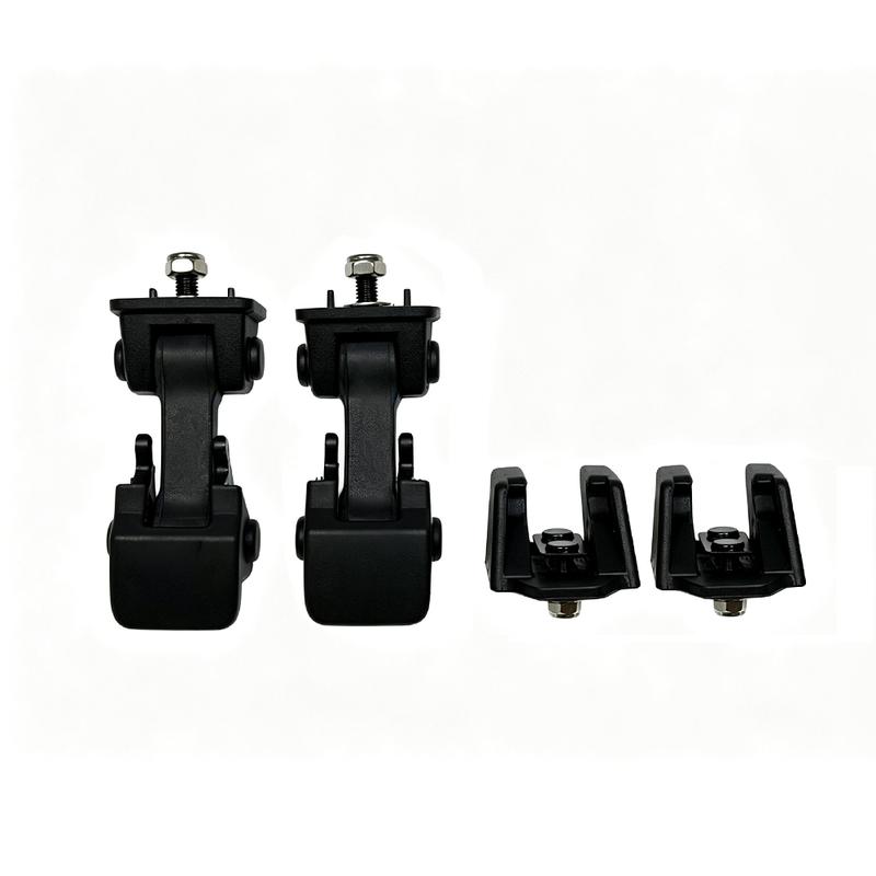 2pcs Hood Latches For Jeep Wrangler TJ 1997-2006 68038118AA 55176636AD Hood Hold-Down Latch Hood Lock Catch Bracket