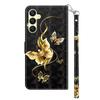 For Samsung Galaxy A25 5G (Global) (161.0 x 76.5 x 8.3mm) Pattern Printing Phone Case with Wrist Strap