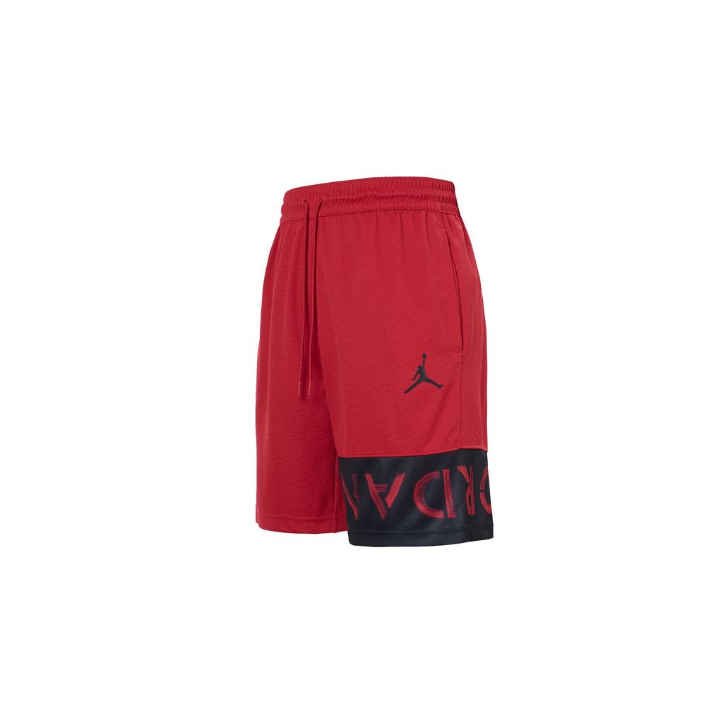 Jordan Jumpman Air 10-Inch Mid-Rise Drawstring Loose Basketball Shorts Men Shorts Black Red CK6832-687