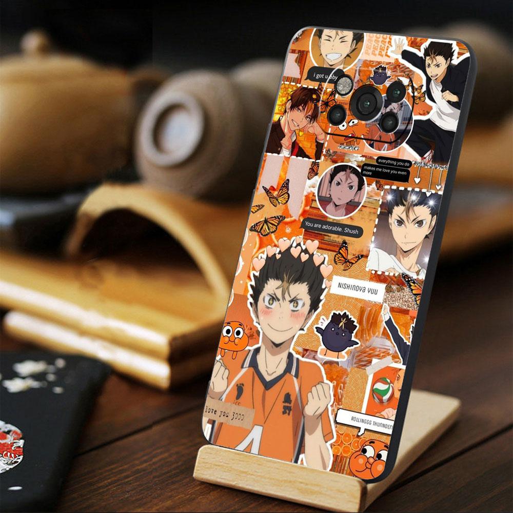 Trend For Xiaomi POCO F3 MI 11 Lite M3 F4 GT 9T X3 NFC X4 10T 11T M4 Pro 5G Haikyuu Volleyball Anime Celular Funda