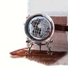 3D laser-cut earth crystal ball with stand - The perfect choice for home and office decoration, ideal gift for birthdays, gradua