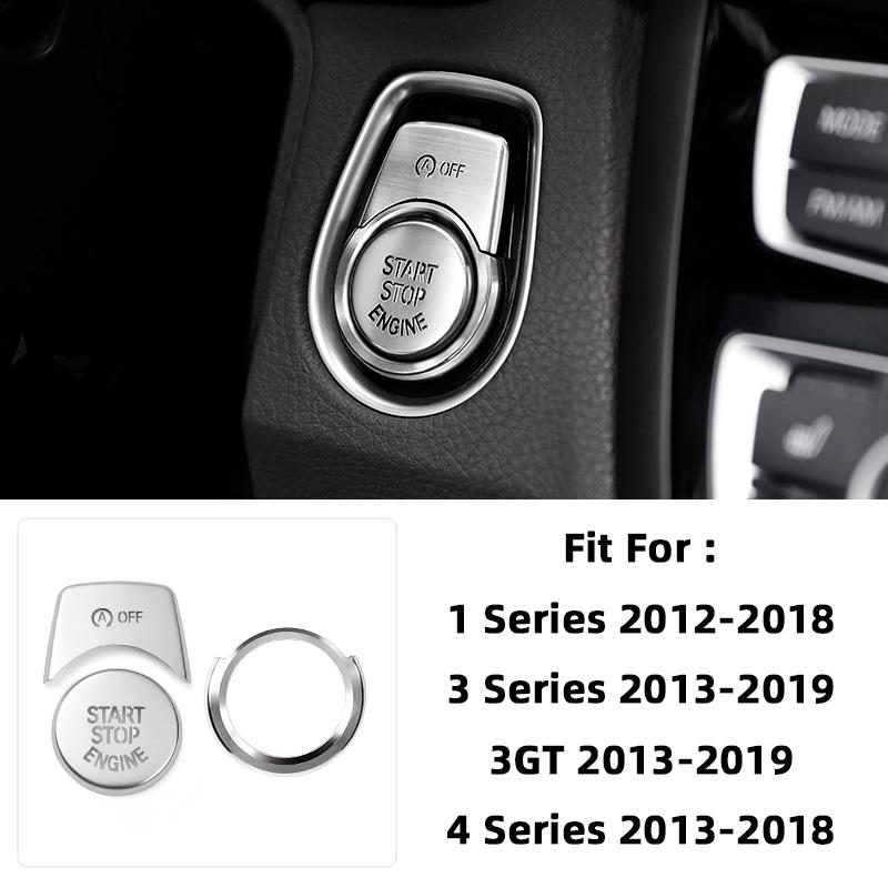 For 1 3 4 Series 3GT X3 X4 X5 X6 F20 F21 F30 F80 F34 F31 F25 F26 F15 F85 F16 F86 Car Engine Start Stop Button Cover Trim Sticker