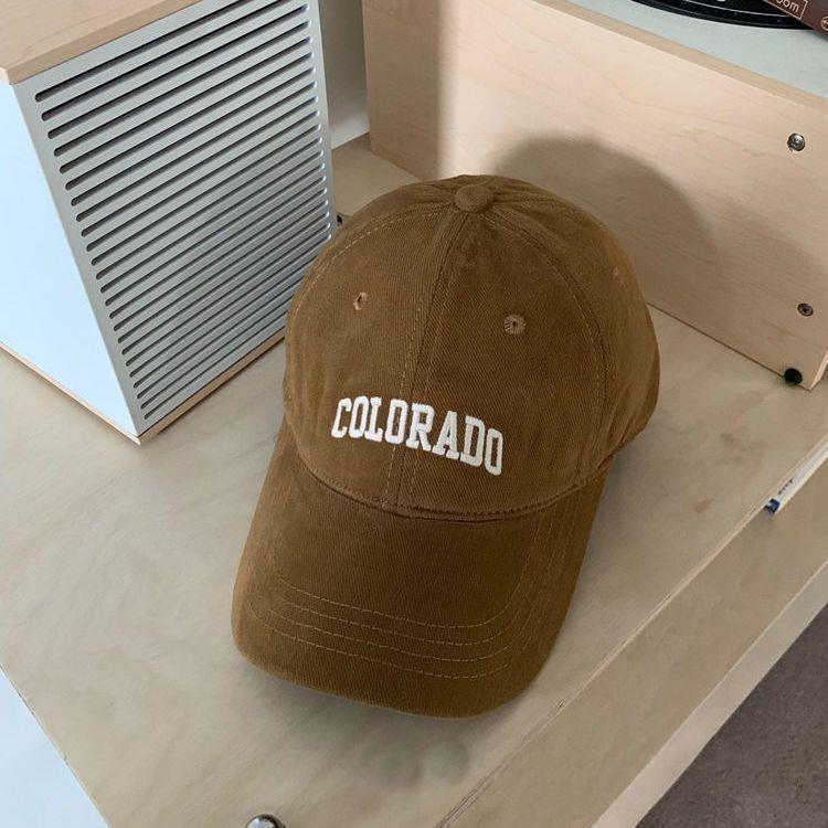 Fashionable Embroidery Letter Neutral Casual Summer Sun Shading Baseball Cap