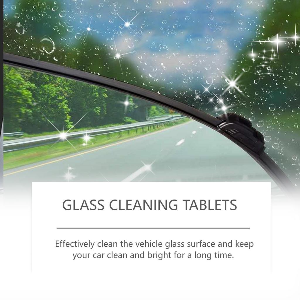 Car Windshield Effervescent Tablets Car Window Rainproof Waterproof Anti-fog Cleaning Car Glass Effervescent Tablets
