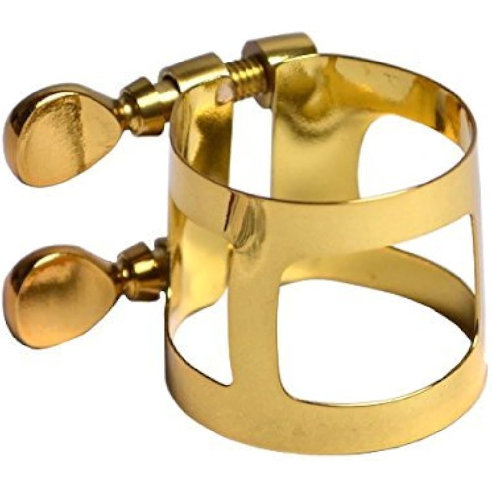 YAMAHA N1543031 Ligature Alto Saxophone Gold Lacquer (Yamaha)