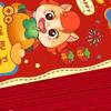 6pcs Chinese Style 2026 New Year Red Envelope Cartoon Traditional Horse Year Money Envelope Zodiac Horse Theme Thickened