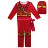 Ninjago Ninja Red Costume for Kids 7-8 Years Role Play Halloween Party Outfit