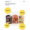 2pcs Plastic Supermarket Display Shelf  Miniature Furniture Accessories