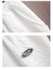 Men's Casual Two-Piece Jacquard Letter T-Shirt & Wide-Leg Shorts Set