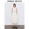 UR Women's Sleeveless Round Neck Cutout Back Dress