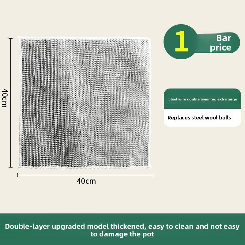 Kratzfreie Nylon-Geschirrtücher & Scheuerschwämme Set - Mehrzweck-Küchenreinigung für Töpfe, Pfannen & Geschirr (Verschiedene Größen & Stile)