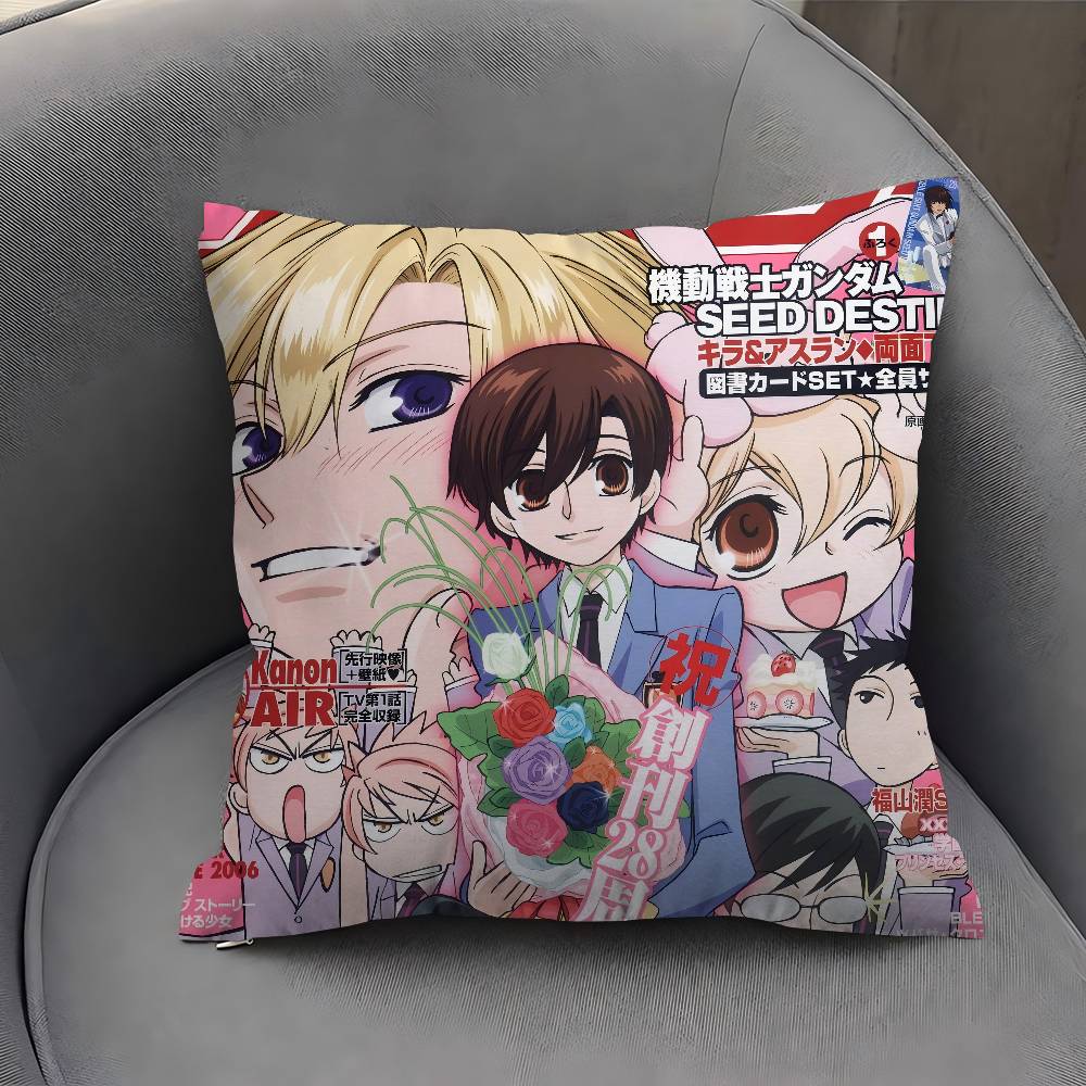 O-Ouran High S-School Host Club Personalized Pillow Dust Cover Bedroom Kids Party Decoration Pillowcase Birthday Children Gift
