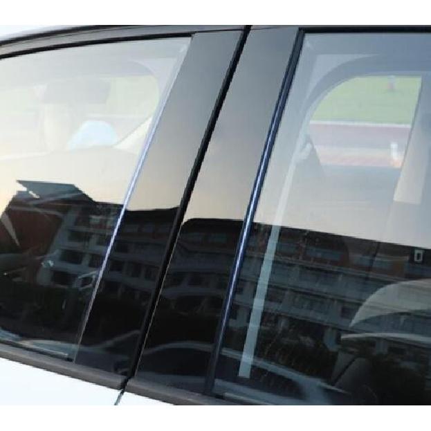 Gloss Black Car Window Bc Pillar Cover Trim Sticker For Buick Lacrosse 2017-2019