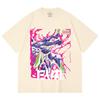 230 Gsm 100% Cotton Evangelion V8 Print Unisex Heavy Cotton T Shirt